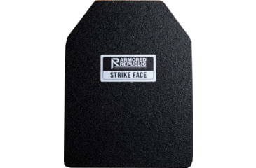 Image of AR500 Armor Heritage Plate, Curved, Black ,Base Coat, 11880