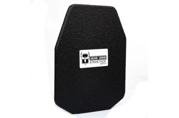 Image of AR500 Armor Level III+ 10x12 ASC Flat Body Armor Plate, Base PAXCON Coating, Black 3+10X12FR
