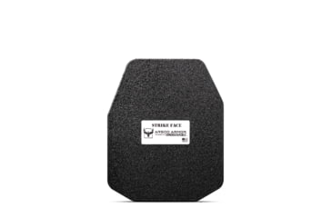 Image of AR500 Armor Level III+ 10x12 Lightweight ASC Flat Body Armor Plate, Build-Up PAXCON Coating, Black, 9196