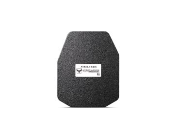 Image of AR500 Armor Level III+ 10x12 Lightweight ASC Multi-Curve Body Armor Plate, Build-Up PAXCON Coating, Black, 9197