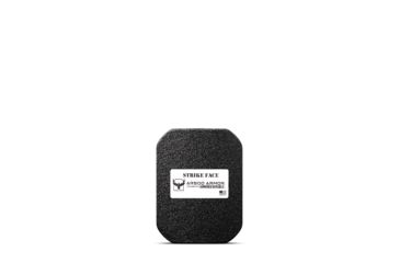 Image of AR500 Armor Level III+ 6x8 Multi-Curve Side Armor Plate, Build-Up PAXCON Coating, Black, 9169