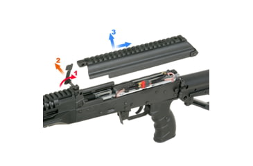 Image of Arcturus Ak12 Aeg Mechanical Trigger, 34.4in, Black, AT-AK12-ME