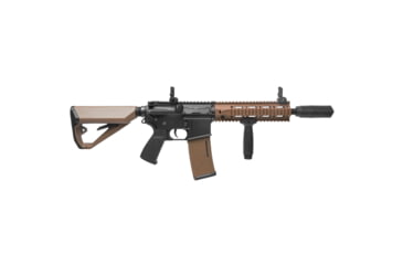 Image of Arcturus LWT MK-II CQB 10in AEG SPORT Starter Pack ARC SE Airsoft Gun, Black/Tan, AT-ST02-CQ-SE-BT-PK