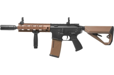 Image of Arcturus Sport Series ARC SE LWT MK-II CQB 10in AEG Airsoft Gun, Black/Tan, AT-ST02-CQ-SE-BT