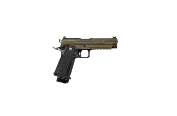 Image of Arcturus Vanguard 5in Hi-Capa GBB Airsoft Pistol w/Optics Ready Slide, Black/Tan, AT-GHC-V5-OR-BT