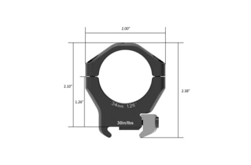 Image of Arken Optics Halo Titanium Scope Rings
