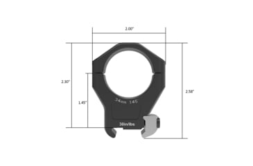 Image of Arken Optics Halo Titanium Scope Rings