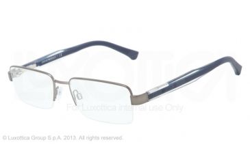 Image of Armani EA1012 Eyeglass Frames 3003-52 - Matte Gunmetal Frame