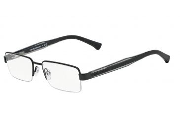 Image of Armani EA1012 Eyeglass Frames 3001-54 - Matte Black Frame