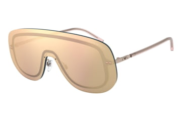 Image of Armani EA2091 Sunglasses 31677J-42 - , Grey Mirror Rose Gold Lenses