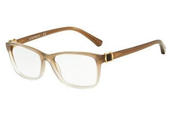 Image of Armani EA3076F Progressive Prescription Eyeglasses 5458-54 - Brown Gradient Frame