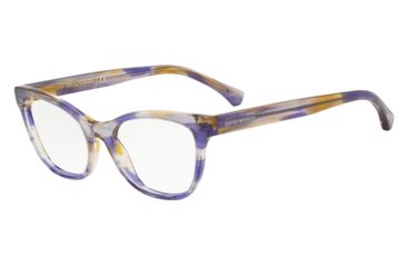 Image of Armani EA3142 Eyeglass Frames 5715-51 - Watercolr Violet