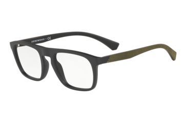 Image of Armani EA3151 Eyeglass Frames 5042-52 - Matte Black
