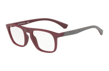 Image of Armani EA3151 Eyeglass Frames 5751-52 - Matte Bordeaux