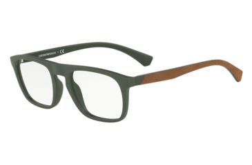 Image of Armani EA3151 Eyeglass Frames 5753-52 - Matte Military Green