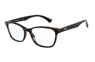 Image of Armani EA3157 Eyeglass Frames 5089-52 - Havana