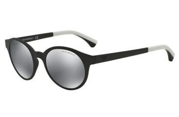 Image of Armani EA4045 Progressive Prescription Sunglasses EA4045-53236G-51 - Lens Diameter 51 mm, Frame Color Matte Black
