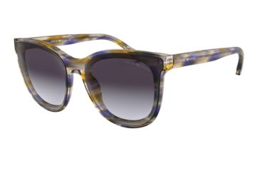 Image of Armani EA4125 Sunglasses 57154Q-61 - , Violet Gradient Grey Lenses