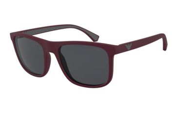 Image of Armani EA4129F Sunglasses 575187-56 - , Grey Lenses