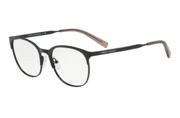Image of Armani Exchange AX1025 Single Vision Prescription Eyeglasses 6000-53 - Black Frame