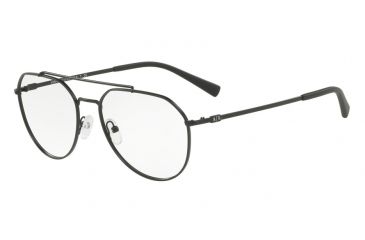 Image of Armani Exchange AX1029 Prescription Eyeglasses, 57mm, Matte Black, AX1029-6063-57-SV