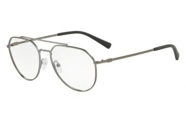 Image of Armani Exchange AX1029 Prescription Eyeglasses, 57mm, Matte Gunmetal, AX1029-6088-57-SV