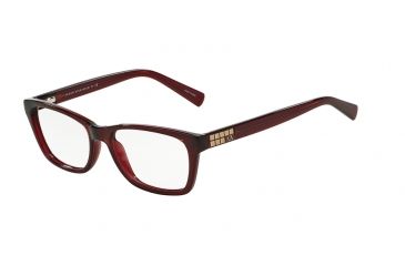 Image of Armani Exchange AX3006 Eyeglass Frames 8003-52 - Berry Transparent Frame