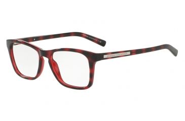 Image of Armani Exchange AX3012 Eyeglass Frames 8025-52 - Matte Blue Transparent Frame