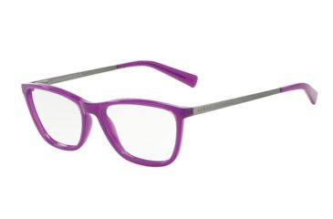 Image of Armani Exchange AX3028 Single Vision Prescription Eyeglasses 8171-53 - Purple Magic Milky Frame