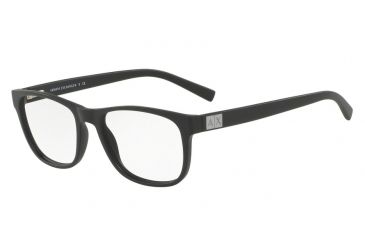 Image of Armani Exchange AX3034F Eyeglass Frames 8078-54 - Matte Black Frame