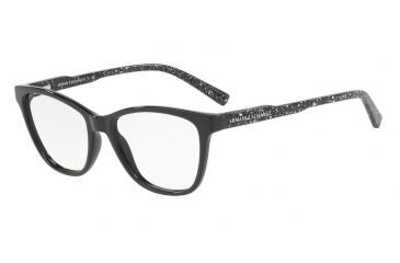 Image of Armani Exchange AX3044F Progressive Prescription Eyeglasses 8158-53 - Black Frame