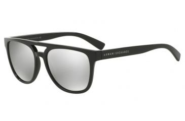 Image of Armani Exchange AX4032F Single Vision Prescription Sunglasses AX4032F-81586G-56 - Lens Diameter 56 mm, Frame Color Black