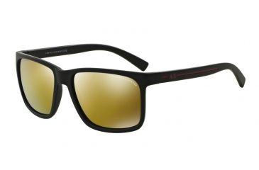 Image of Armani Exchange AX4041SF Single Vision Prescription Sunglasses AX4041SF-807897-58 - Lens Diameter 58 mm, Frame Color Matte Black