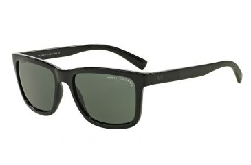 Image of Armani Exchange AX4045S Single Vision Prescription Sunglasses AX4045S-817871-56 - Lens Diameter 56 mm, Frame Color Black