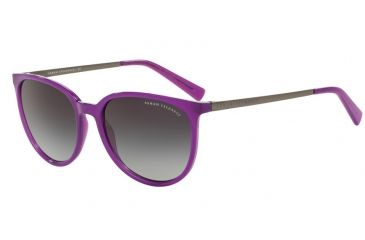Image of Armani Exchange AX4048SF Progressive Prescription Sunglasses AX4048SF-81718G-56 - Lens Diameter 56 mm, Frame Color Purple Magic Milky