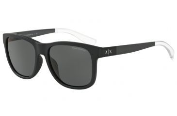 Image of Armani Exchange AX4054SF Single Vision Prescription Sunglasses AX4054SF-807887-57 - Lens Diameter 57 mm, Frame Color Matte Black