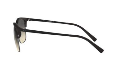 Image of Armani Exchange AX4081S Sunglasses 8029L7-54 - Matte Black Frame, Light Yellow Gradient Grey Lenses