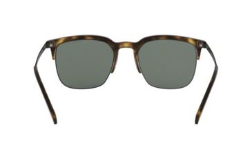 Image of Armani Exchange AX4081S Sunglasses 80786R-54 - Matte Havana Frame, Light Green Mirror Petrol Lenses