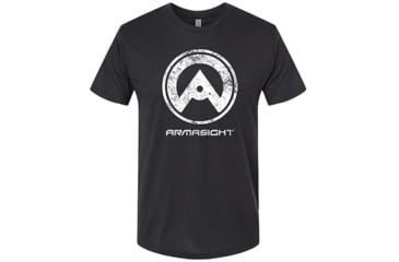 Image of Armasight Vintage Logo T-Shirt, Graphite Black, Large, AATSVINLXX
