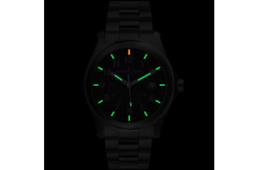 Image of Armourlite Field Series AL105 Swiss Made Tritium Illuminated Watch with Shatterproof Armourglass, Black Case, Blackout Dial, 42mm, AL105