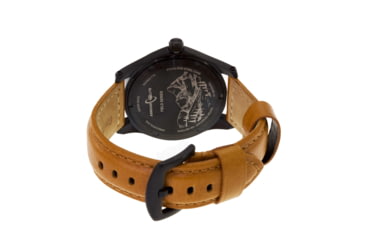 Image of Armourlite Field Series AL124 Swiss Made Tritium Illuminated Watch with Shatterproof Armourglass, Black Case, Black Dial, White Numbers, 42mm, AL124