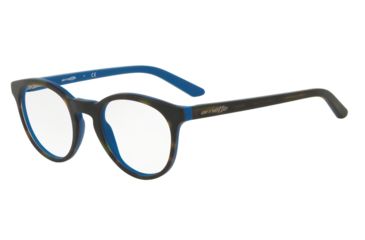 Image of Arnette C-STREET AN7110 Bifocal Prescription Eyeglasses, 48mm, Matte Green Havana On Blue, AN7110-1191-48-BI