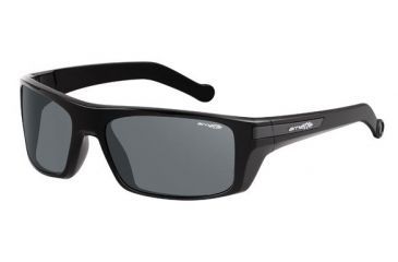 Image of Arnette Conjure Sunglasses, Gloss Black Frame, Grey Lens AN4198-02