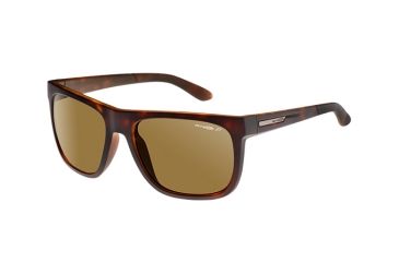 Image of Arnette Fire Drill Sunglasses, Fuzzy Havana Frame, Brown Polarized Lens-AN4143-38