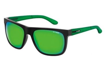 Image of Arnette Firedrill Sunglasses, Black/Lime Frame, Citrus Lens AN4143-31