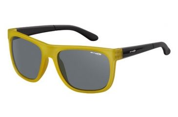 Image of Arnette Firedrill Sunglasses, Gummy Lemon Frame, Grey Lens AN4143-29