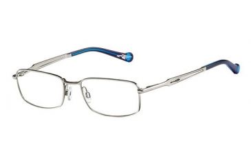 Image of Arnette Flux Progressive Prescription Eyeglasses, Silver/Electric Blue Frame, 49mm AN6083-0149PR
