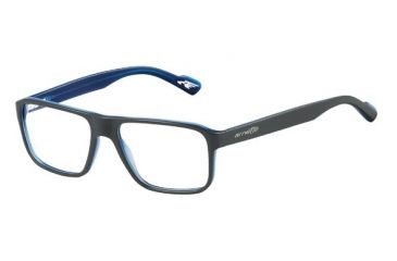 Image of Arnette Revival Bifocal Prescription Eyeglasses, Grey/Transparent Blue Frame, 51mm AN7062-0351BI