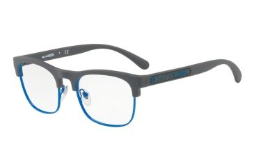 Image of Arnette RIPON AN7131 Eyeglass Frames 2490-52 - Matte Grey/pastel Blue Frame