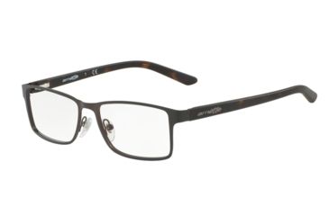 Image of Arnette SET ON AN6110 Progressive Prescription Eyeglasses, 53mm, Matte Brown, AN6110-672-53-PRO